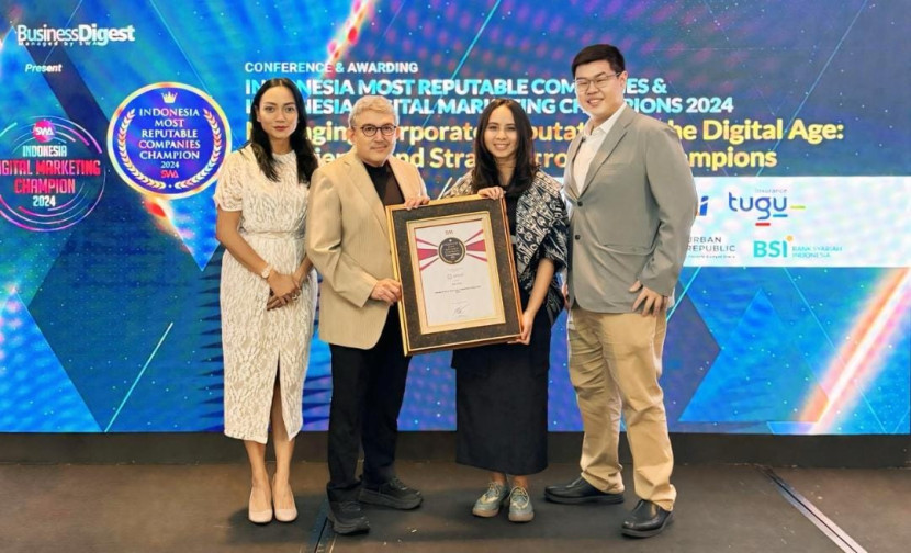 Xendit, platform pembayaran digital, meraih penghargaan Indonesia Most Reputable Companies Champion 2024 dari Majalah SWA dan Business Digest. (Foto: Ist)