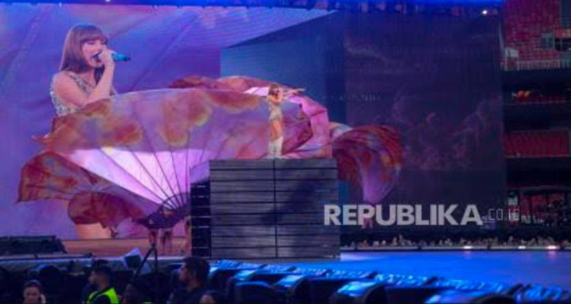 Foto ilustrasi konser musik Taylor Swift. (Foto: Dok Republika)