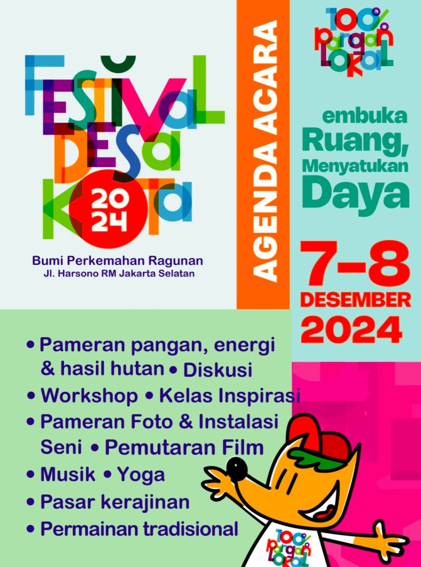 Flayer Festival Desa Kota 2024. (Foto: Dok Ruzka)