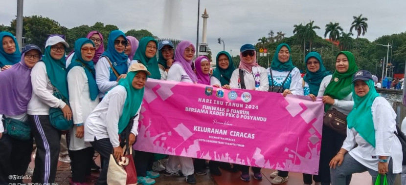 Fun Walk and Fun Run 2024 di Silang Monas, Jakarta Pusat, Ahad (08/12/2024). (Foto: Dok RUZKA)