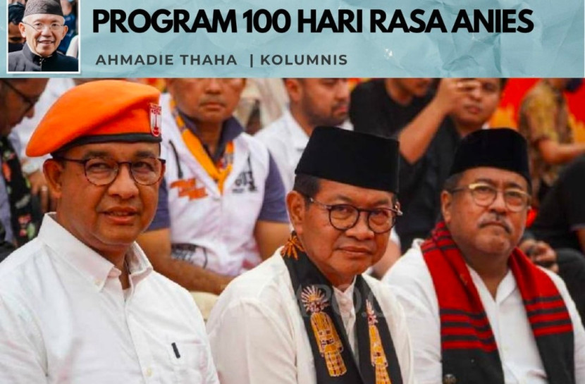 Foto ilustrasi Catatan Cak AT: Program 100 Hari Rasa Anies. (Foto: Dok RUZKA)