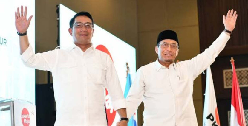 Ridwan Kamil dan Suswono di Pilkada Jakarta. (Foto: Dok Republika)