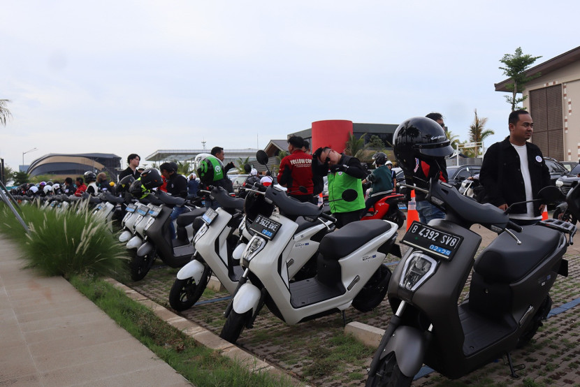 Gathering Honda EM 1 e: di Community Park PIK 2. (Sumber: Wahana Artha Group)