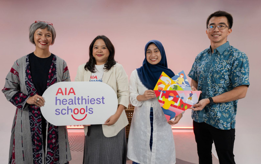 Peluncuran AIA Healthiest Schools (AHS) periode 2024-2025. Foto: AIA