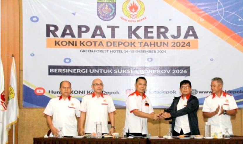 Raker KONI Kota Depok yang berlangsung di Green Forest Bogor, Kota Bogor, Jawa Barat, 14-15 Desember 2024. (Foto: Dok KONI Kota Depok)