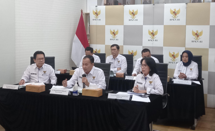 Konferensi Pers Catatan Akhir Tahun 2024 BPKN pada Selasa, 17 Desember 2024 di Jakarta.