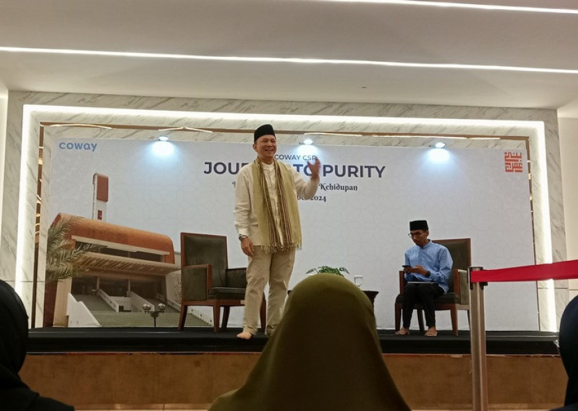 Coway Indonesia meluncurkan program CSR bertajuk Journey to Purity di Masjid Raya Bani Umar, Bintaro, Tangerang Selatan, Rabu (18/12/2024). Sumber: Widya Vita