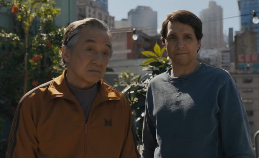 Jackie Chan dan Ralph Macchio dalam Karate Kid: Legends. (Sony Pictures)