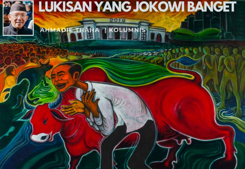 Foto ilustrasi Catatan Cak AT: Lukisan yang Jokowi Banget. (Foto: Dok RUZKA INDONESIA)