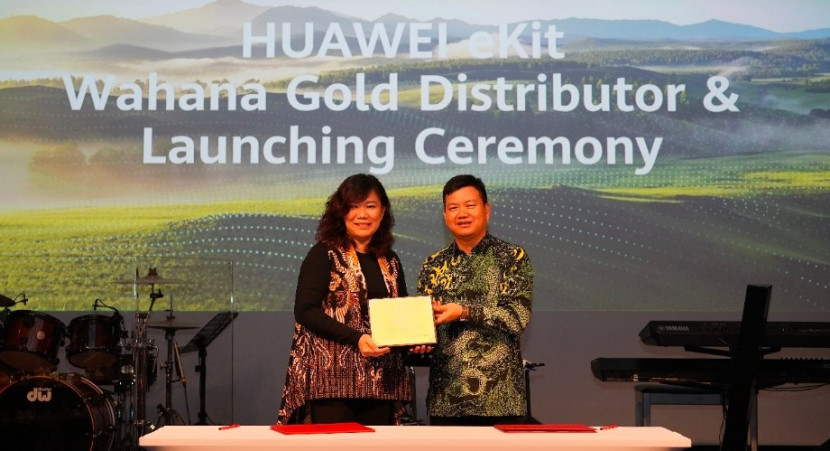 Huawei eKit Wahana Gold Distributor & Launching Ceremony. (Foto: RUZKA INDONESIA)