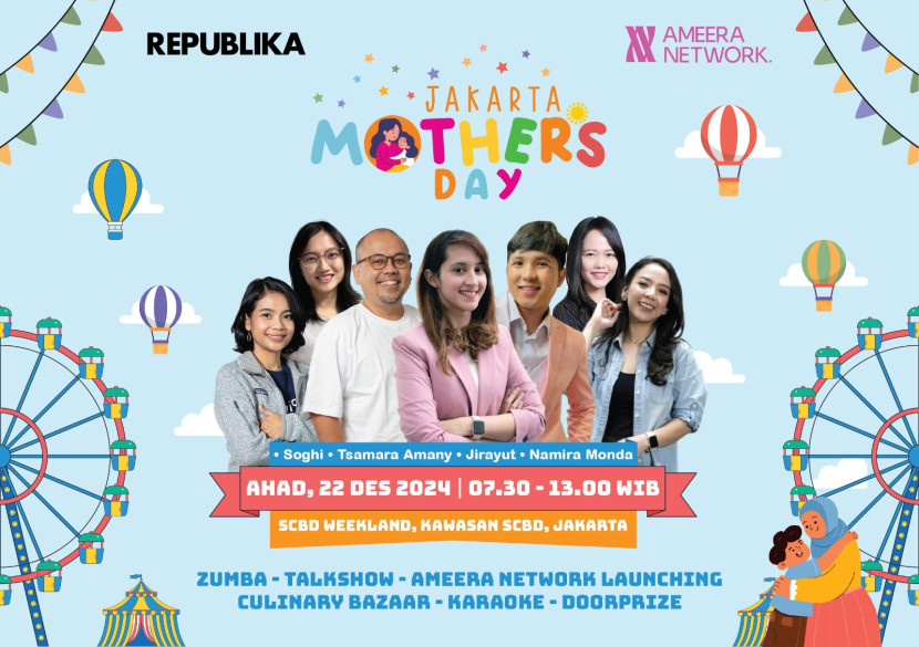 Republika mengadakan acara Jakarta Mother’s Day (JMD) 2024. Foto : republika