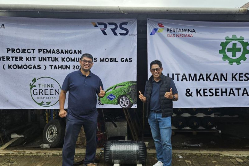 Program pemasangan konverter kit bahan bakar gas (BBG) untuk 67 unit taksi online dari PT Perusahaan Gas Negara Tbk (PGN). (Foto: PGN)