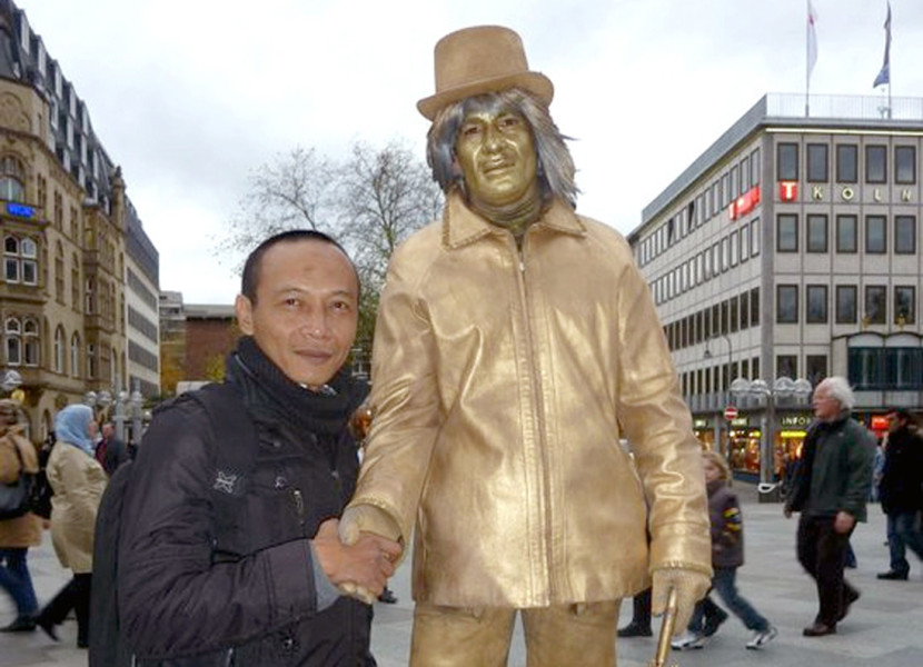 Iswadi Pratama saat berada di Jerman. (FOTO: Dok. Pribadi)