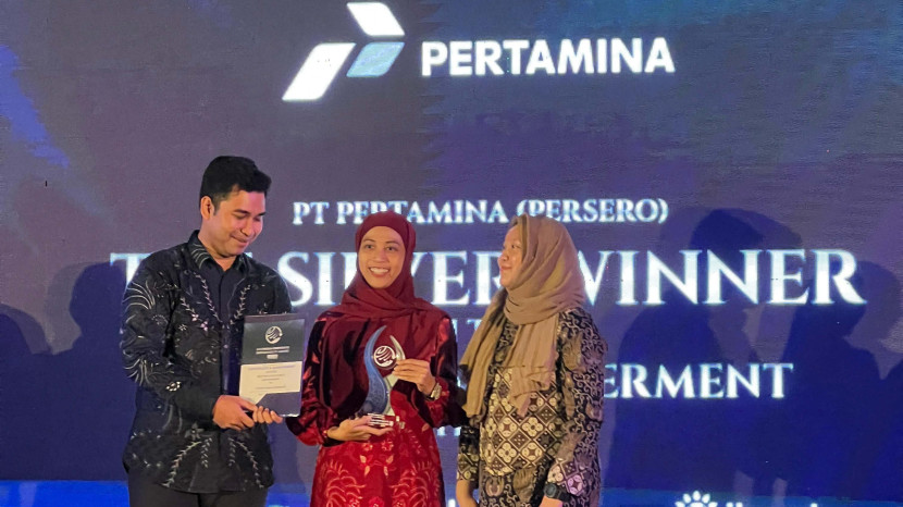 PT Pertamina (Persero) lewat program Pertamina UMK Academy meraih penghargaan Best Practice In SME Empowerment di ajang Indonesia Corporate Sustainability Award (ICSA) 2024. (Foto: Dok RUZKA INDONESIA)