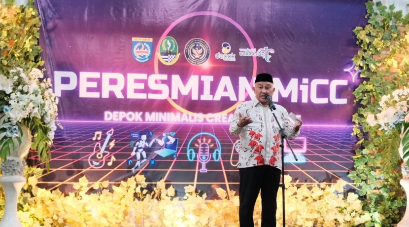 Wali Kota Depok, Mohammad Idris meresmikan MiCC dan beberapa pembangunan fisik 2024. (Foto: Dok Diskominfo Kota Depok)