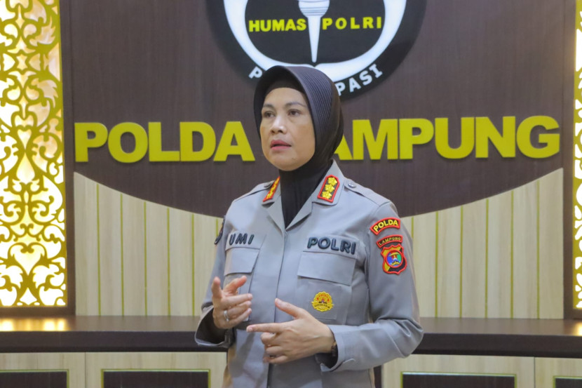 Kabid Humas Polda Lampung Kombes Pol Umi Fadilah Astutik. (Foto: Dok. SumatraLink.id)