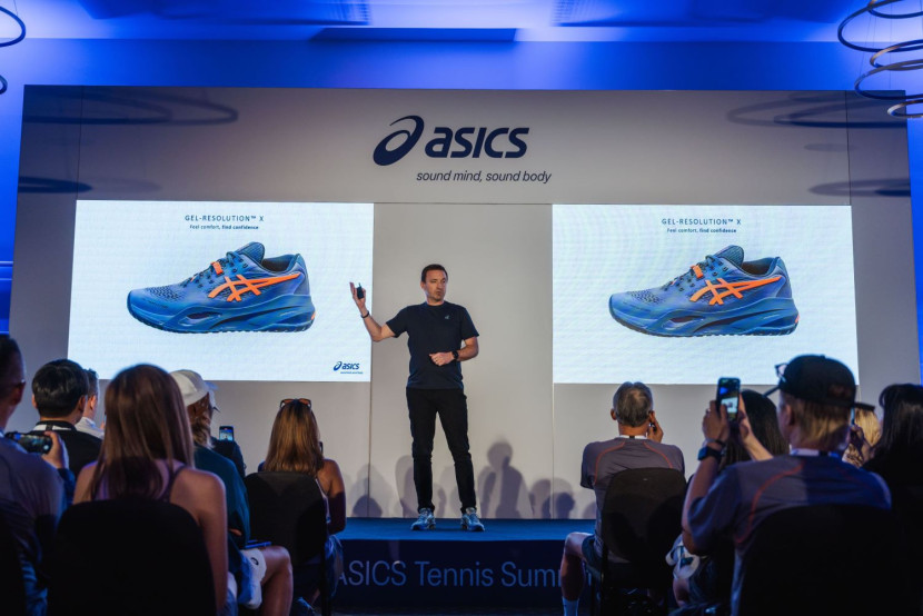 Peluncuran Asics Gel-Resolution X di ajang Asics Tennis Summit di Melbourne, Australia, Jumat (10/1/2025). Foto: Asics