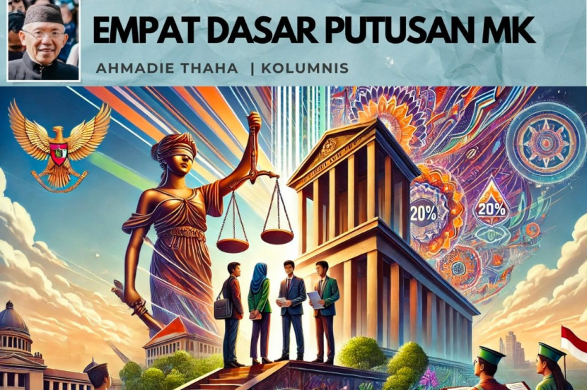 Foto ilustrasi: Catatan Cak AT: Empat Dasar Putusan MK. (Foto: Dok RUZKA INDONESIA)