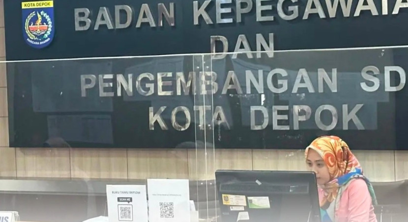 Kantor BKPSDM Kota Depok. (Foto: Dok RUZKA INDONESIA)