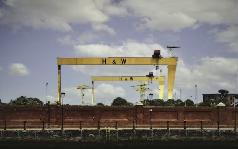 Galangan kapal Harland & Wolff. Sumber: Unsplash/K. Mitch Hodge