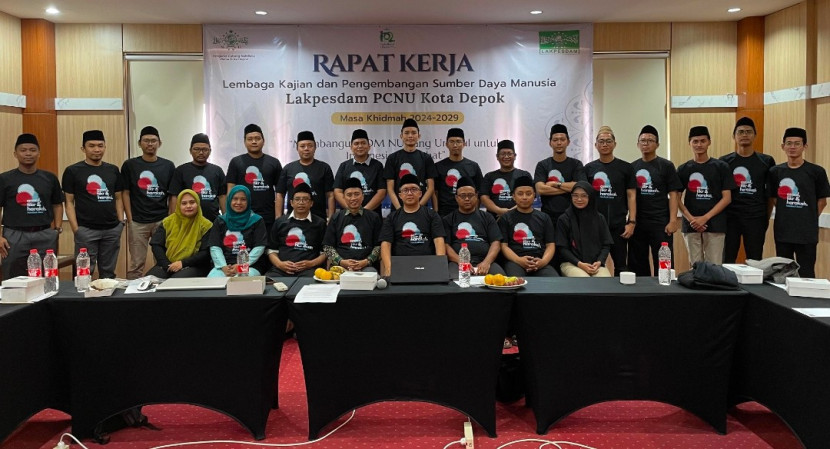 Gelar Raker, Lakpesdam NU Depok Canangkan Program Strategis