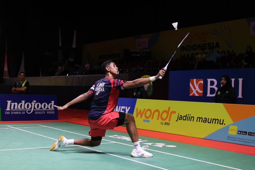 Pemain tunggal putra Indonesia, Alwi Farhan gagal melaju ke babak utama Indonesia Masters 2025. (PBSI)