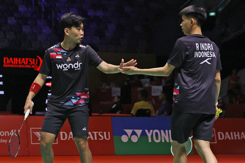 Pasangan ganda putra, Raymond Indra/Patra Harapan Rindorindo menembus babak utama Indonesia Masters 2025. (PBSI)