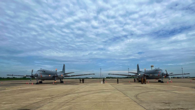 Dua pesawat Atlantique 2 asal Prancis di Bandara Kertajati, Jawa Barat. Sumber:The Aviationist