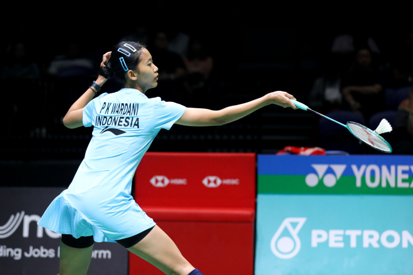 Dua tunggal putri utama Indonesia Putri KW dan Gregoria Mariska Tunjung melangkah ke babak kedua Indonesia Masters 2025. (PBSI)