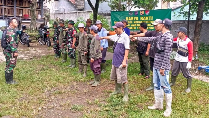 Apel persiapan aksi bersih- bersih di Situ Jatijajar, Kota Depok. (Foto: Dok Diskominfo Kota Depok)