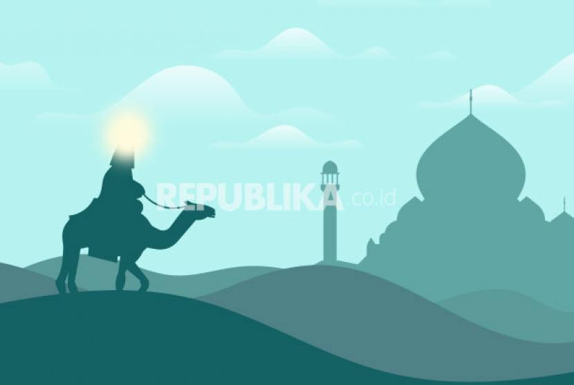 Ilustrasi Isra Mi'raj. Foto: Republika.co.id