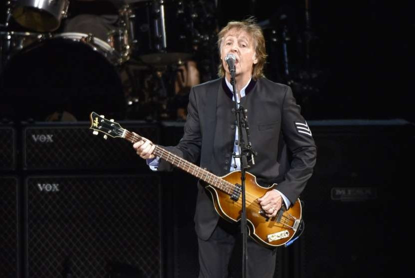 Paul McCartney menyuarakan kekhawatirannya terhadap rencana perubahan undang-undang hak cipta di Inggris yang dinilai dapat merugikan seniman. (FOTO: Republika/AP)