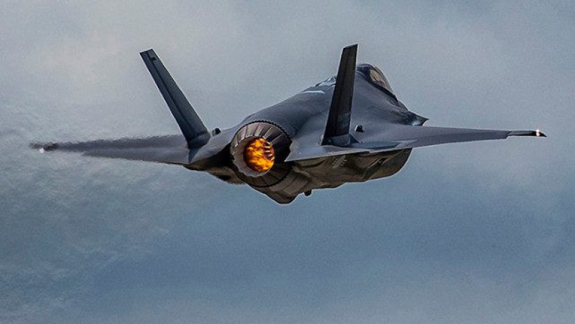 Pesawat F-35 milik Angkatan Udara Amerika Serikat jatuh di Pangkalan Eielson, Alaska. Sumber :Dok USAF