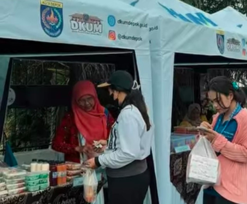 Pemasaran produk para pelaku UMKM di Kota Depok. (Foto: Dok RUZKA INDONESIA)