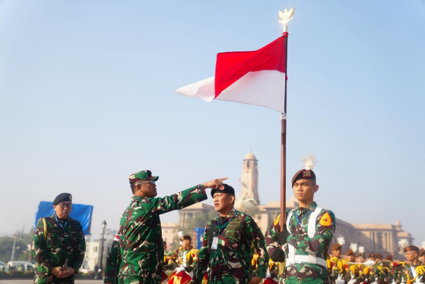 Wakil KSAD Letjen Tandyo Budi Revita di New Delhi, India. Sumber: Seputar Militer