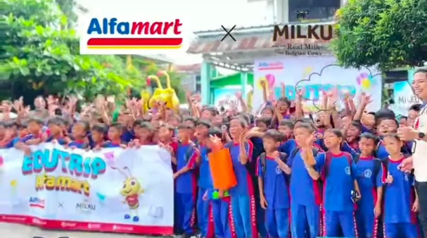 WINGS Food bersama Alfamart gelar program MILKU Edutrip untuk anak SD di Jabar, Jateng dan Jatim. (Foto: Dok RUZKA INDONESIA)