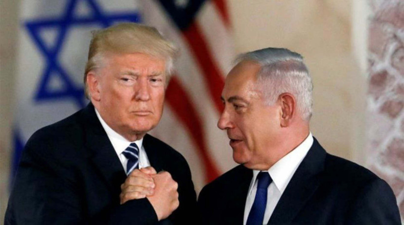 Presiden AS Donald Trump menyambut Perdana Menteri Israel Benjamin Netanyahu di Gedung Putih pada Selasa (04/02/2025). (Foto: Dok RUZKA INDONESIA)