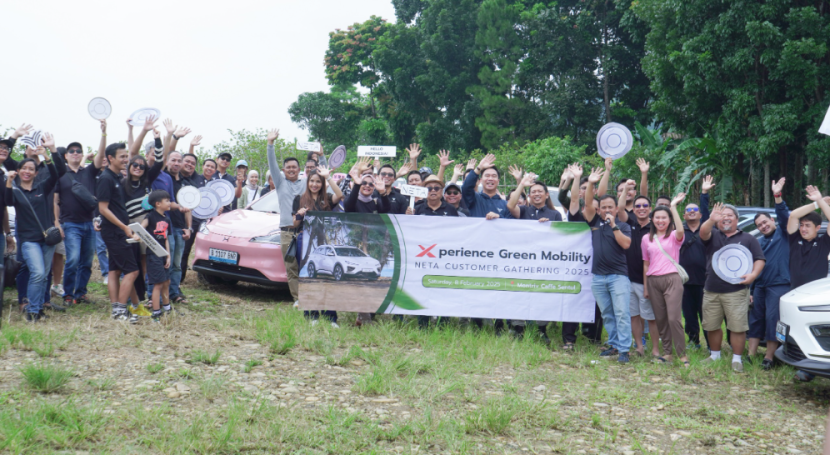 PT NETA Auto Indonesia dan Para Konsumen Setia Hingga Komunitas NETA Community Indonesia (NCI) Pada Gelaran Customer Gathering 2025 (Doc. PT NETA Auto Indonesia).