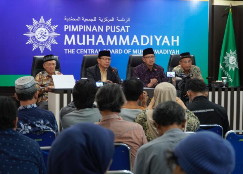 Konferensi Pers penetapan Ramadan 1446 H di Kantor PP Muhammadiyah, Jl. Cik Ditiro, No. 23, Kota Yogyakarta. Foto: Muhammadiyah