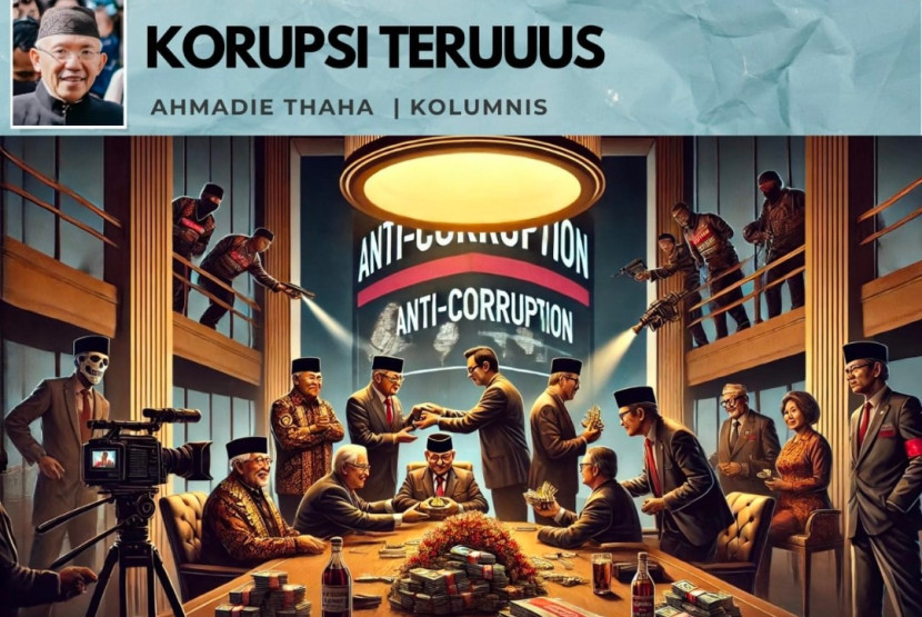 Foto ilustrasi Catatan Cak AT: Korupsi Teruuus. (Foto: Dok RUZKA INDONESIA)