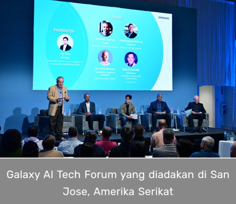 Inovasi multimodal AI pada Galaxy S25 diperkenalkan dalam diskusi panel bertajuk “True AI Companion: Impact on Life and What’s Next” yang digelar di Galaxy AI Tech Forum pada 23 Januari 2025. 