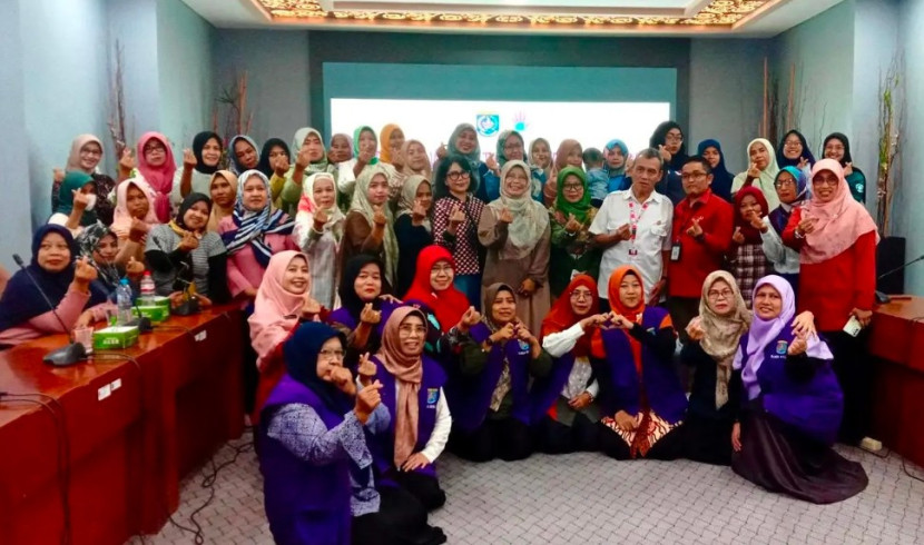 Kelompok Perempuan Tangguh atau Penyintas Kekerasan Dalam Rumah Tangga (KDRT). (Foto: Dok Diskominfo Kota Depok)