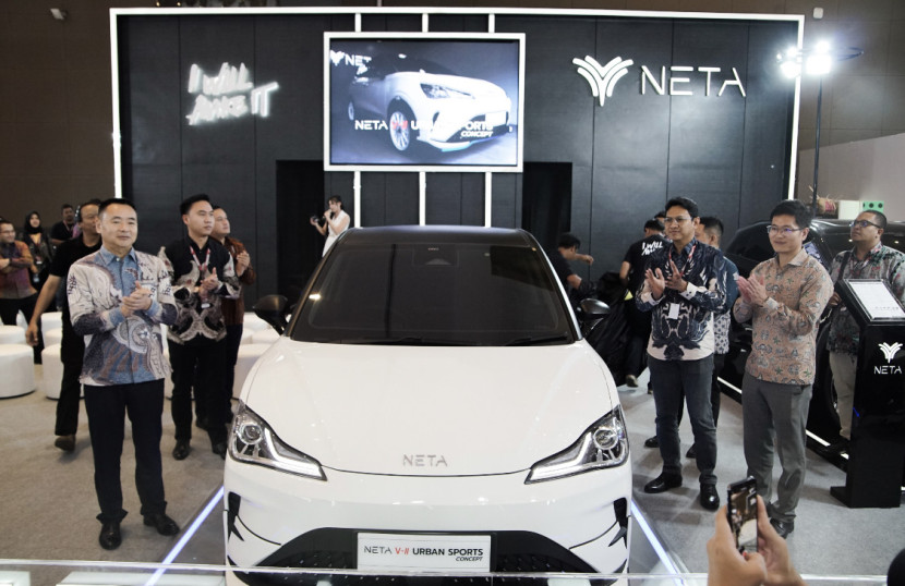 NETA memperkenalkan inovasi terbaru, yakni konsep modifikasi NETA V-II Urban Sport Concept.    dok NETA