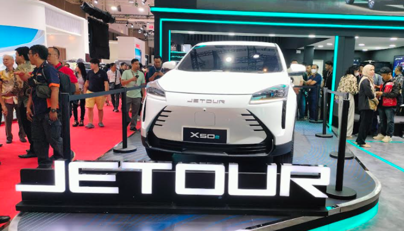 Tampak JETOUR X50e di IIMS 2025.    dok Motoresto.id