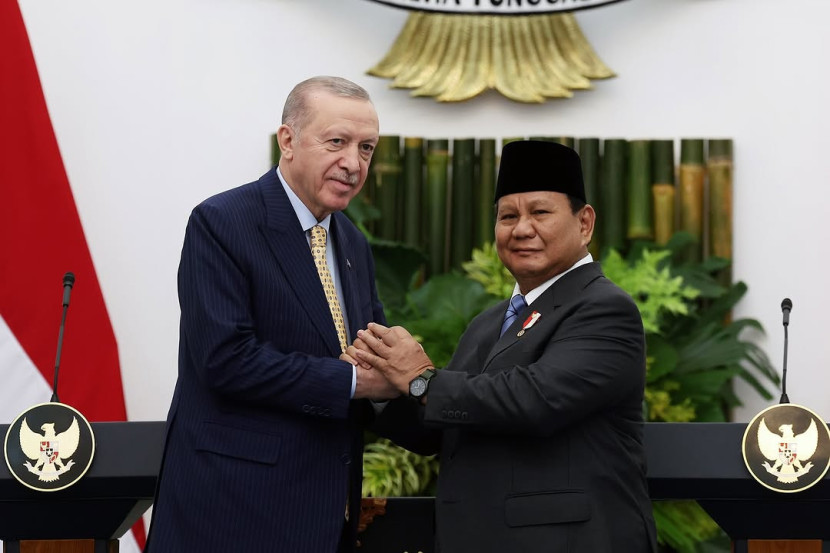 Presiden Prabowo Subianto menyambut kunjungan kenegaraan Presiden Recep Tayyip Erdogan. (FOTO: IG @rterdogan)