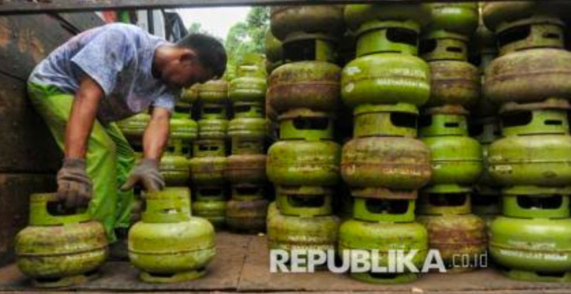 Ketersediaan LPG 3 Kg di Depok aman terkendali. (Foto: Dok REPUBLIKA)