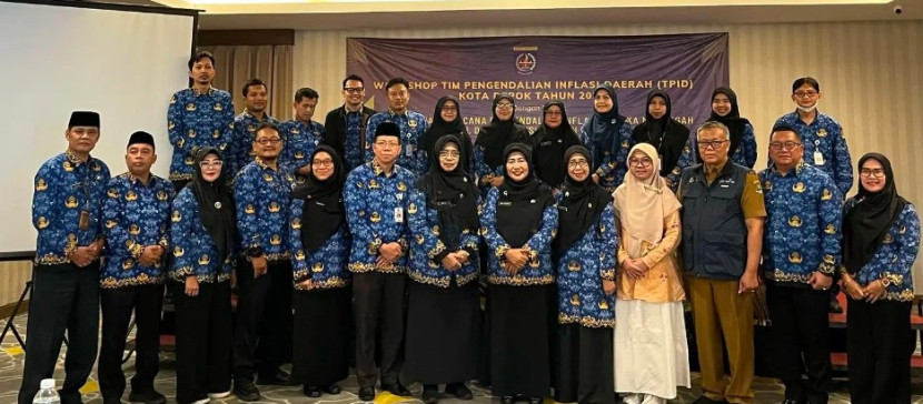 Pada peserta workshop TPID di Hotel Savero Depok, Senin (17/02/2025). (Foto: Dok Diskominfo Kota Depok)