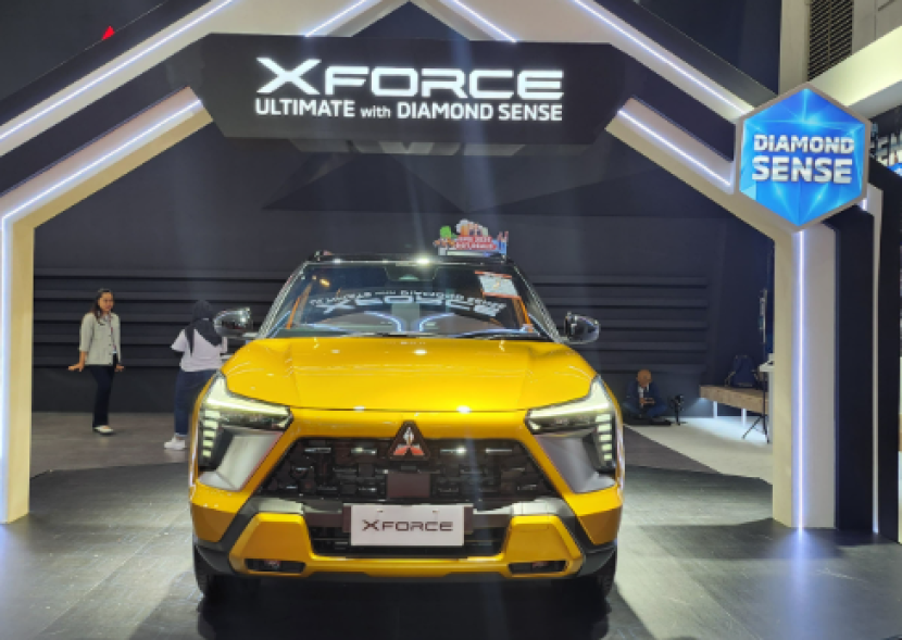 Mitsubishi XForce kini tampil dengan fitur Diamond Sense.     dok MMKSI