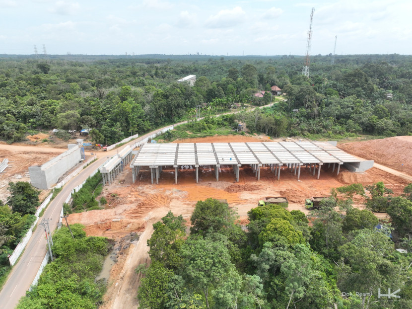 Proyek Tol Betung-Jambi Seksi IV (dok HK)