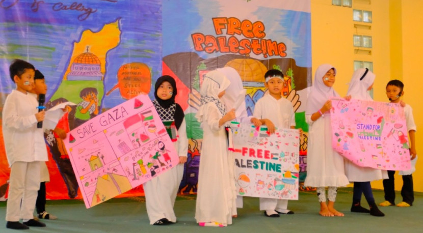 SD Silaturahim Islamic School sukses menyelenggarakan kegiatan SIS For Palestine. (Foto: Dok Humas YPSJ)